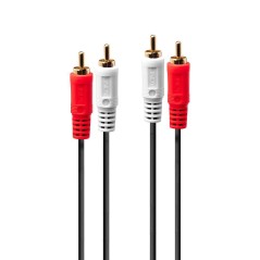 "High-Quality Lindy Audio Cable 2XPhono Stereo 1M - Reliable Sound Connection 35660"